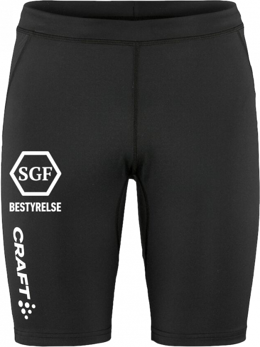 Craft - Stige Gymnastik Korte Bestyrelse Tights Herre - Sort