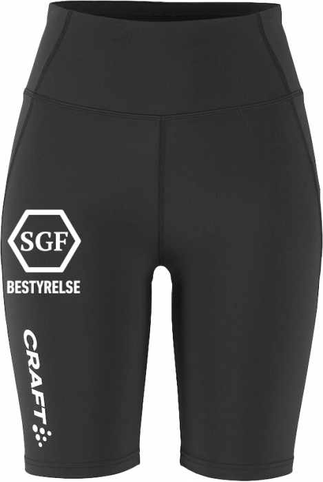 Craft - Stige Gymnastik Korte Bestyrelse Tights Dame - Sort